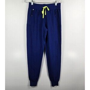 Figs Size XS Boston Slim Tall Jogger Scrub Pants Electric Blue 840247413436 NWT